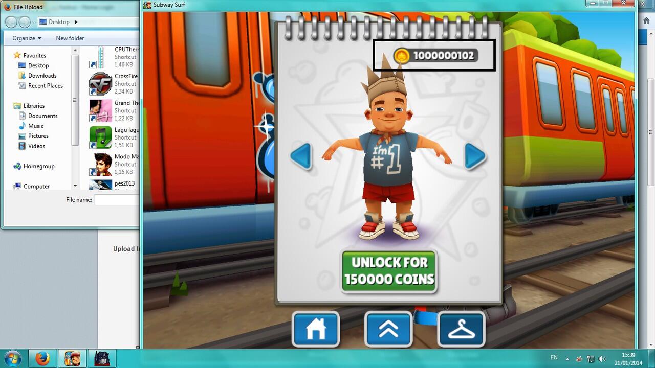 Subway surf for PC (KOMPUTER) nih gan