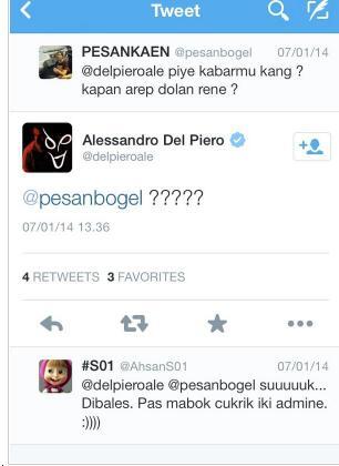 wkwkwkwkk...ngakak Del Piero Bingung Ketika Ditanya Menggunakan Bahasa Jawa