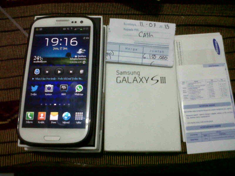 SAMSUNG GALAXY S3 BERGARANSI SEIN DISURABAYA