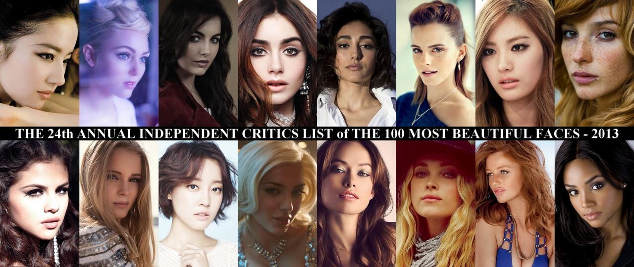 The 100 Most Beautiful Faces of 2013 (Bening Inside !)