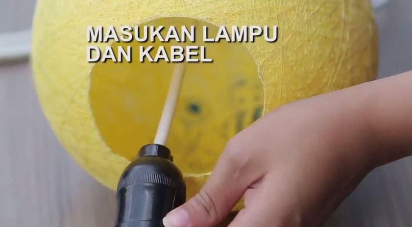 &#91;Handcraft&#93; Cara Membuat Lampu Taman Dari Balon