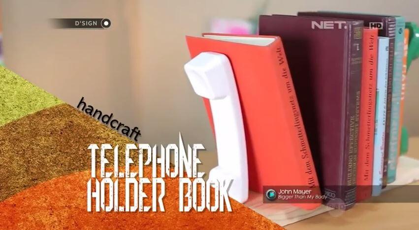 [Handcraft] Cara Membuat Telephone Holder Book Sederhana
