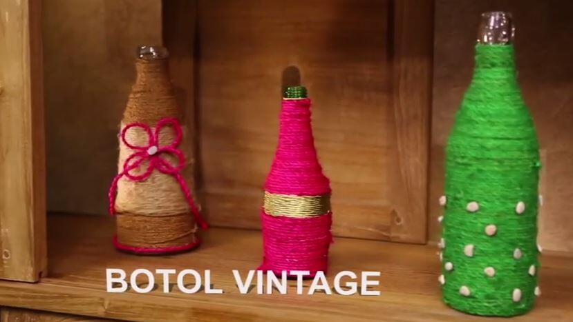 &#91;Handcraft&#93; Cara Membuat Botol Vintage Hias