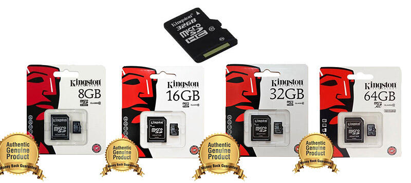 MICROSD SDHC COMPACT FLASH SAMSUNG, SANDISK, TOSHIBA, KINGSTON CLASS 10