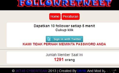 &#91;HELP&#93; About Web AUTOFOLLOW TWITTER