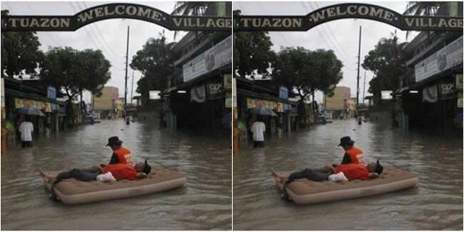 Aksi Aneh Sepanjang Masa Saat Banjir Datang