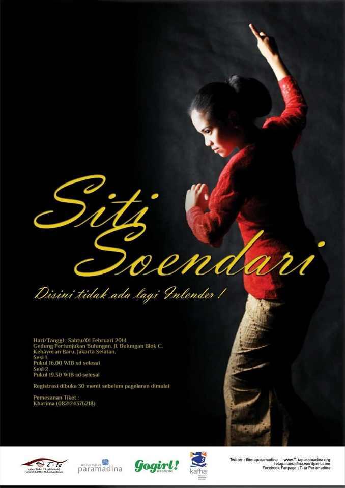 {HIBURAN} Pagelaran Tari Teatrikal Siti Soendari !!
