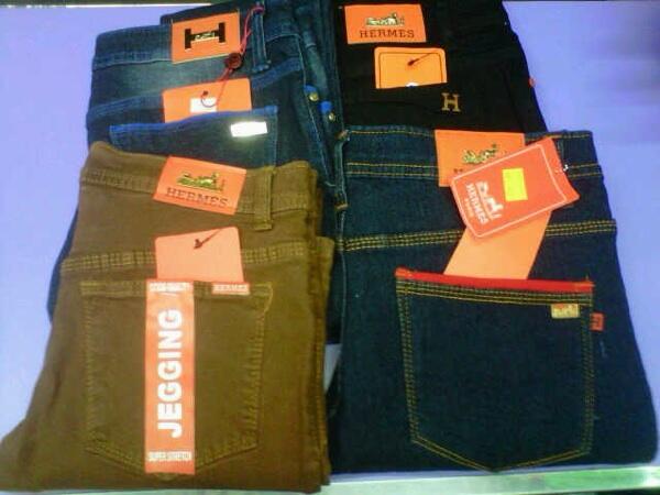 Celana jeans cowo cewe levis,wrangler,lois,hermes murah reseller welcome jogja