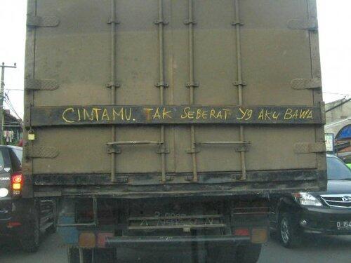 Kata Mutiara Truk!!! mau ngakak gratis masuk gan!!