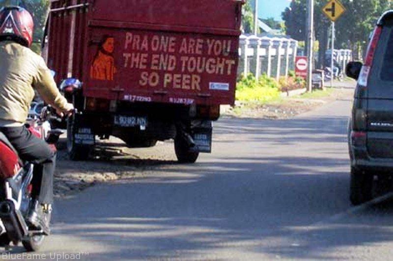 Kata Mutiara Truk!!! mau ngakak gratis masuk gan!!