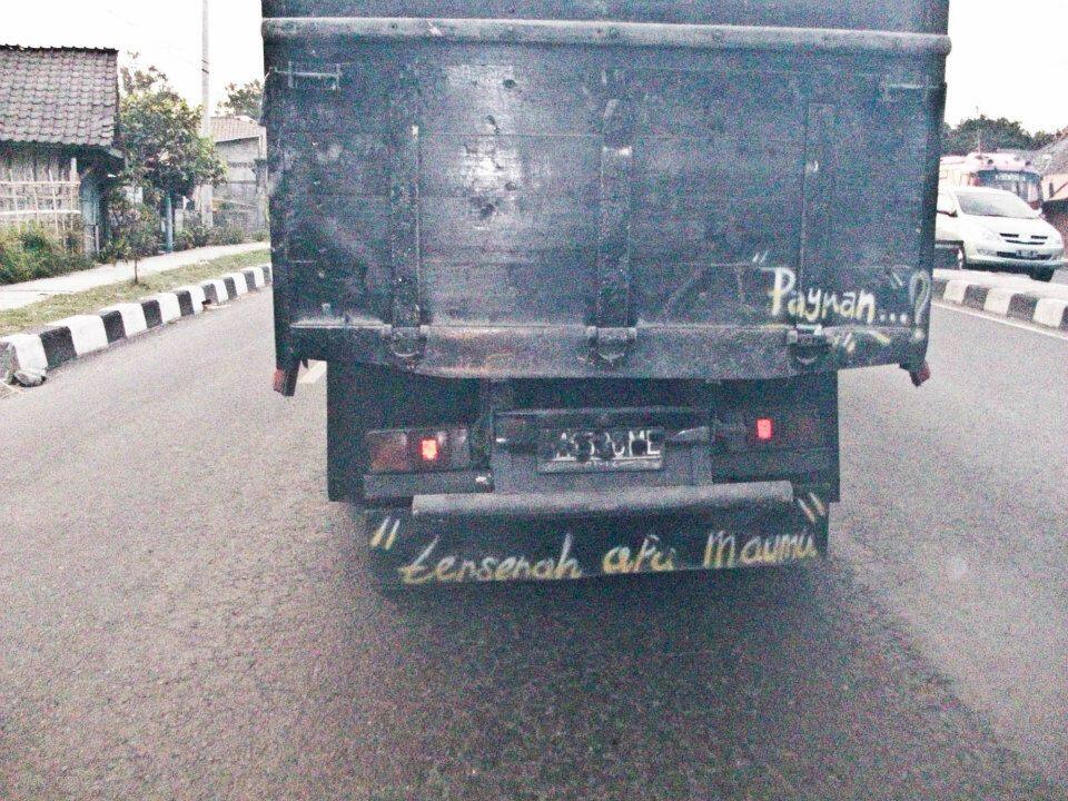 Kata Mutiara Truk!!! mau ngakak gratis masuk gan!!