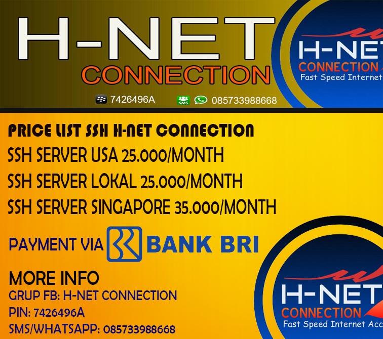 READY SSH SG.GS, USA, LOKAL. FAST SPEED INTERNET UNLIMITED NO QUOTA NO FUP