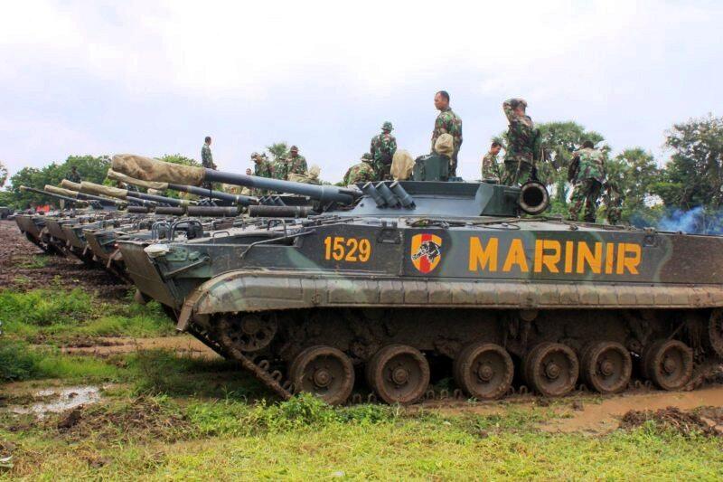 KORPS MARINIR TNI AL GELAR LATIHAN KESENJATAAN TERPADU