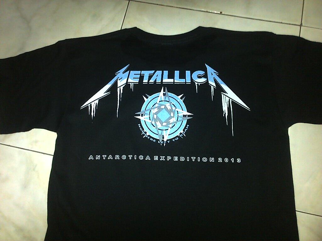 Terjual tshirt kaos tees gildan ultra cotton metallica freeze em all 2013 KASKUS