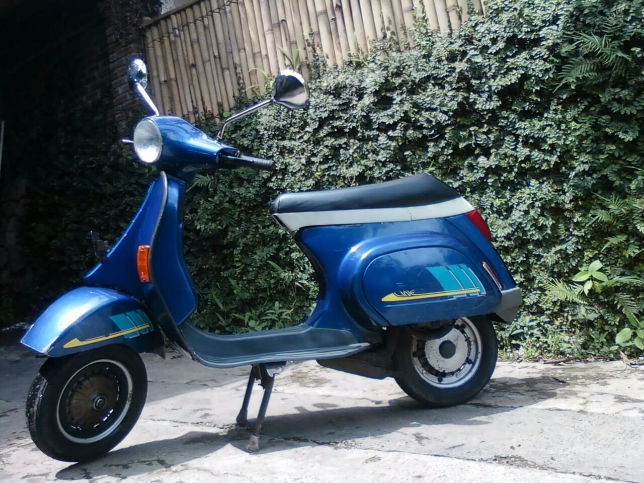 Terjual Motor Vespa Matic Antik Corsa 1994 Bonus Mesin BANDUNG