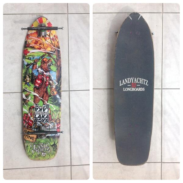 Jual longboard landyatch fullset / eceran untuk downhill freeride