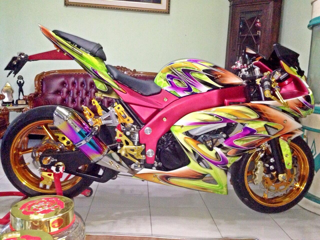 Cari Fore Sale Kawasaki Ninja 250R Full Modification Siap Kontes