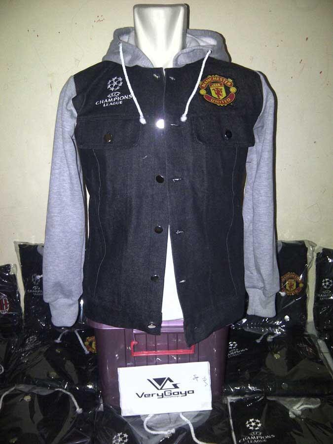JEANS HOODIE SERIE-A CLUB: AC MILAN, AS ROMA, INTER, JUVE, LAZIO