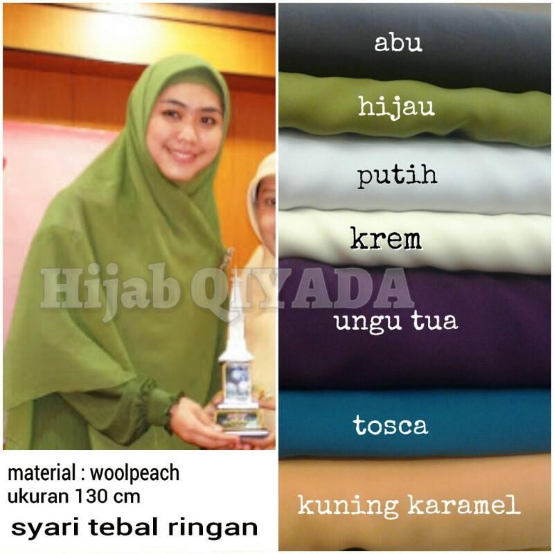 Terjual Kerudung Segi Empat Ala Oki Setiana Dewi Kerudung 