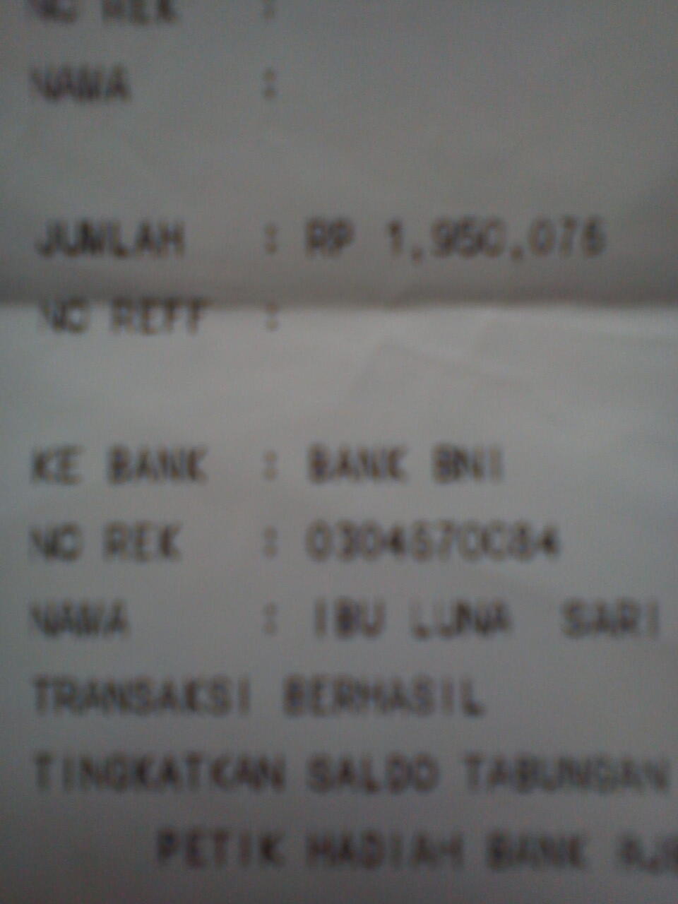 SURAT TERBUKA PENIPUAN kepada YOCE (ID Kaskus) aka IBU LUNA SARI (087869461144)
