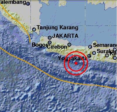 Gempa 6,5 berpusat pada BaratDaya KEBUMEN-JATENG