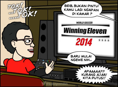 diputusin pacar gara2 WE 2014