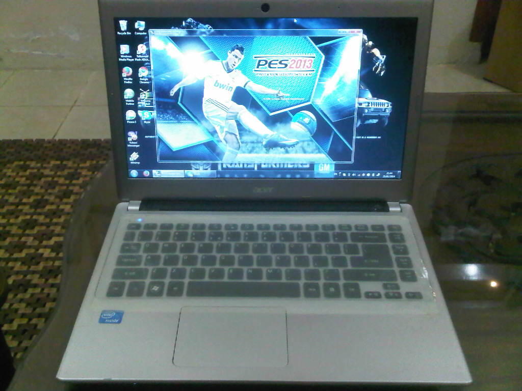 LAPTOP ACER V5-431 INTEL B877 ULV SANDYBRIDGE SILVER ELEGAN MURAH AJA