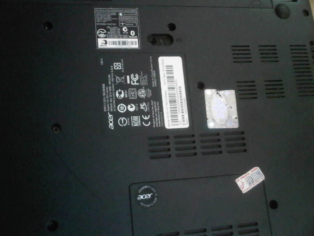 LAPTOP ACER V5-431 INTEL B877 ULV SANDYBRIDGE SILVER ELEGAN MURAH AJA