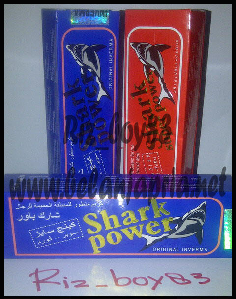 *HOT* SHARK SUPER POWER ASLI GEL INVEMA CANADA 100% ORI memperbesar UKURAN alat VITAL