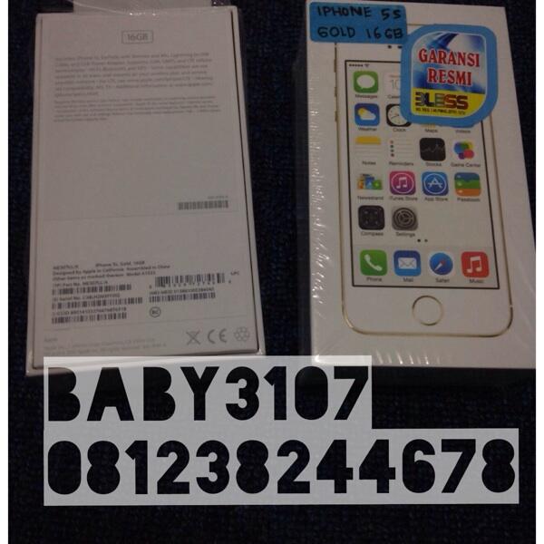 Jual Real Iphone 5S Gold