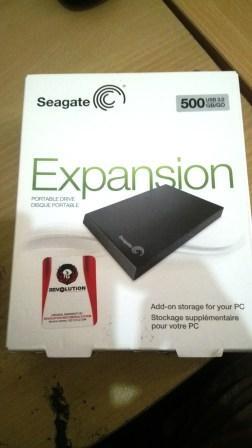 BNIB Ext HD Seagate Expansion 500 GB USB 3.0
