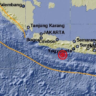 Jogja gempa 25-1-2014