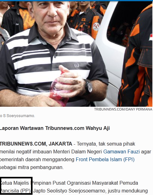 ini berita lucu salah tulis "pemuda panc*sila"