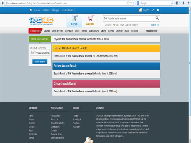 (Share) TRIK YOUTUBE LEWAT BROWSER