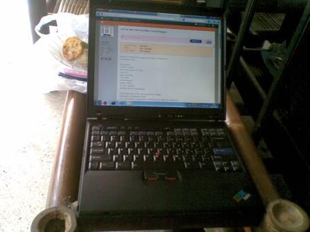 LAPTOP IBM THINKPAD R50E 15INCH TANGGUH(MILITARY STANDARD)