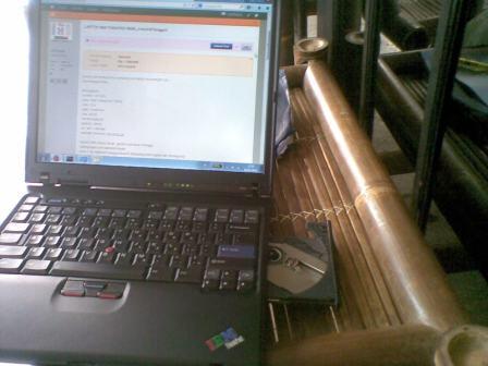 LAPTOP IBM THINKPAD R50E 15INCH TANGGUH(MILITARY STANDARD)