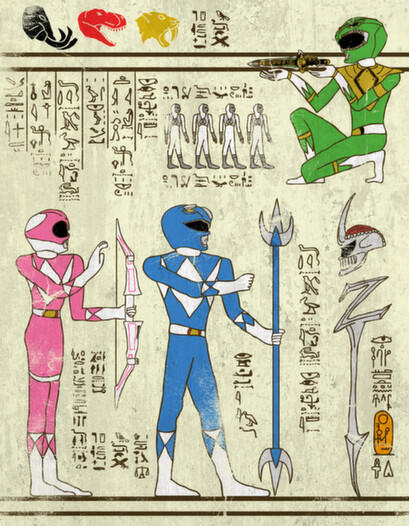 Hero-glyphics - Gabungan Tulisan Mesir Kuno dan Superhero. Lucu Gan. (+pic)