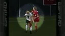 ternyata sepak bola wanita lebih sadis dari pada sepak bola pria