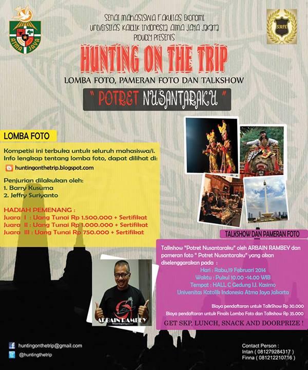 lomba foto,pameran foto dan talkshow with ARBAIN RAMBEY