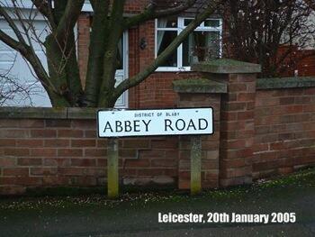 Abbey Road, Nama Jalan yang &quot;Pasaran&quot; di Inggris