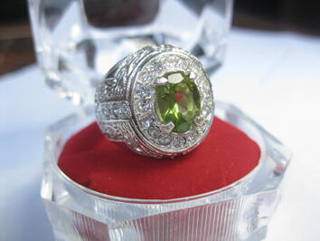 Lelang Murah Batu Cincin Siap Pakai.. Akik Darah, Rhodolite Garnet, Green Peridot 