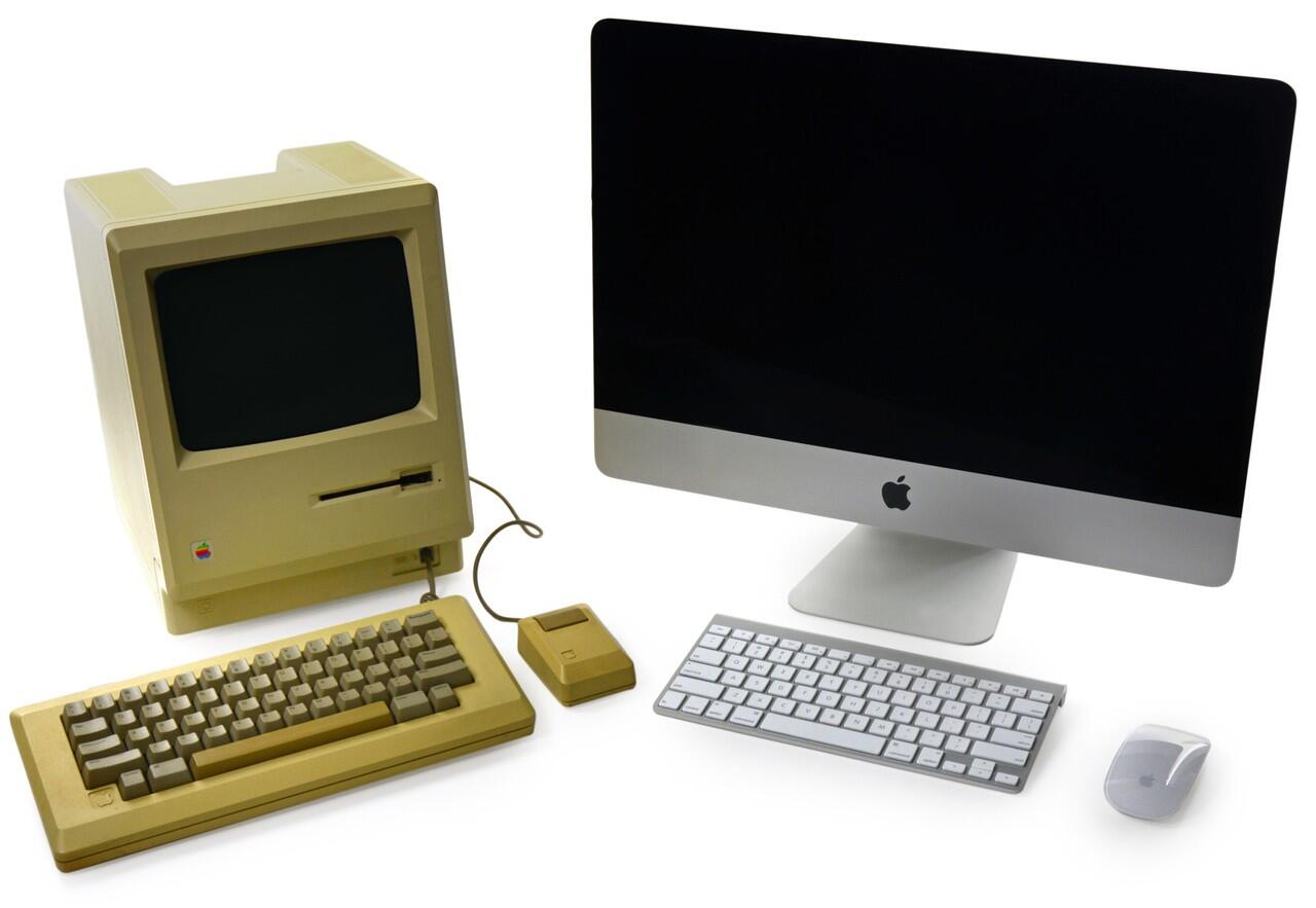 Pc macintosh classic jadul Th.1990