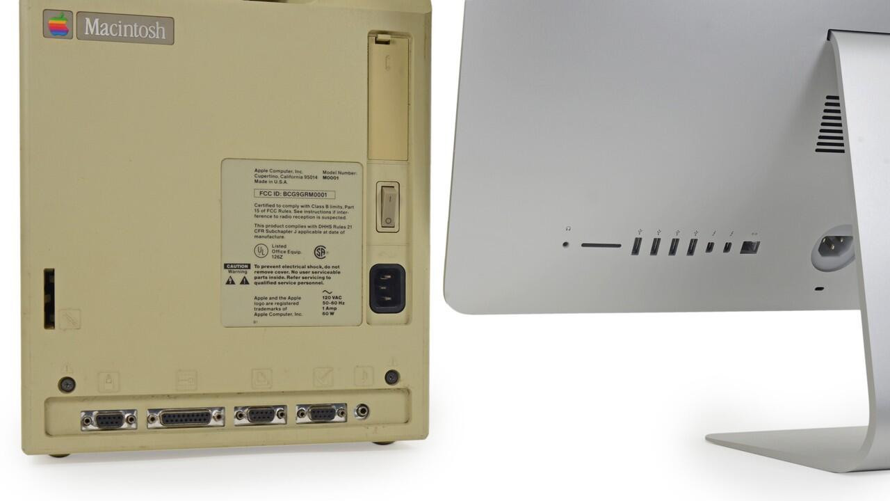 Pc macintosh classic jadul Th.1990