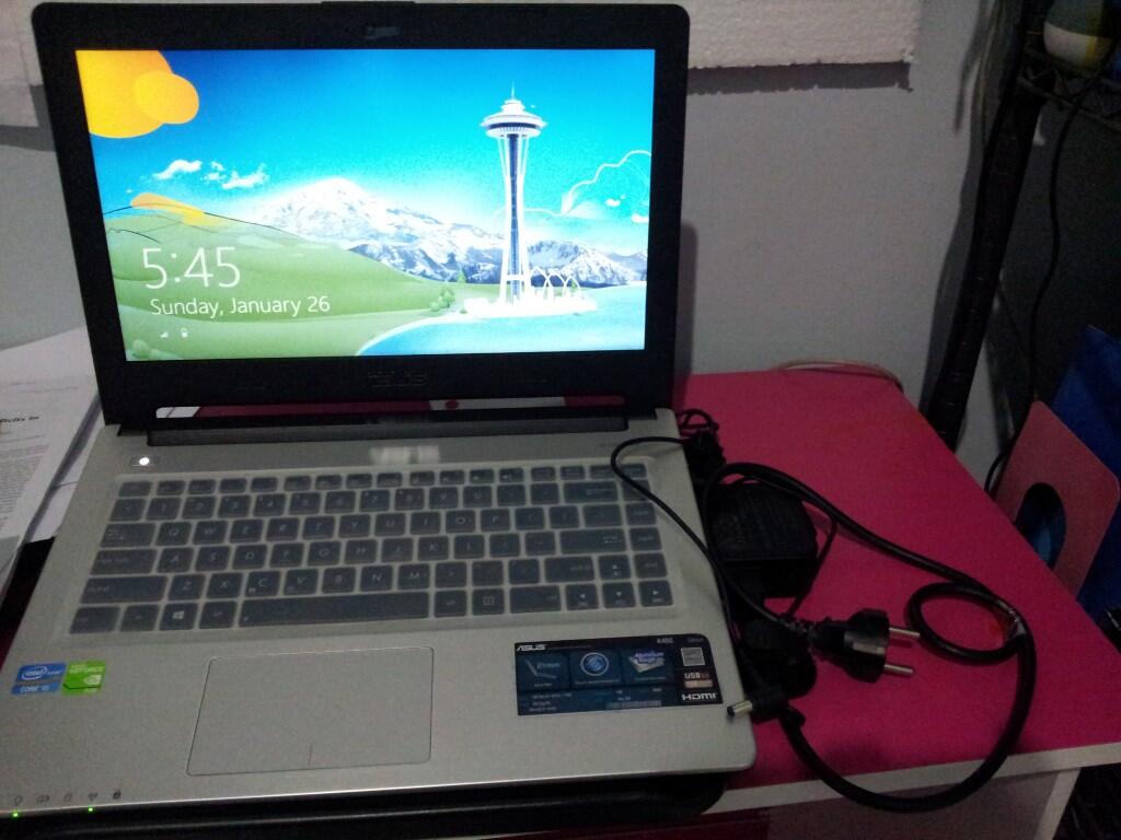 Jual santai ASUS A46C i5 + includ windws 8 + banyak bonus cod Malang