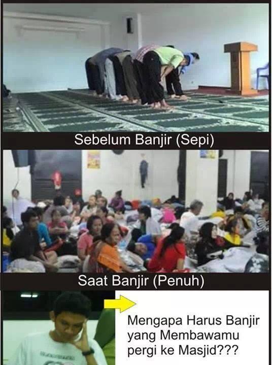 Sepi saat tiada musibah, Rame dikala kena musibah. Miris Gan 
