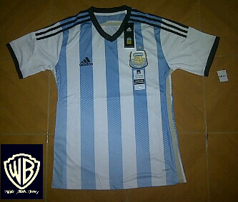 Jersey Argentina Home dan Away WC 2014