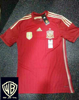 Jersey Spanyol Home dan Away WC 2014