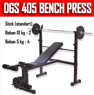 Bench Press Full Shett + Beban 40kg
