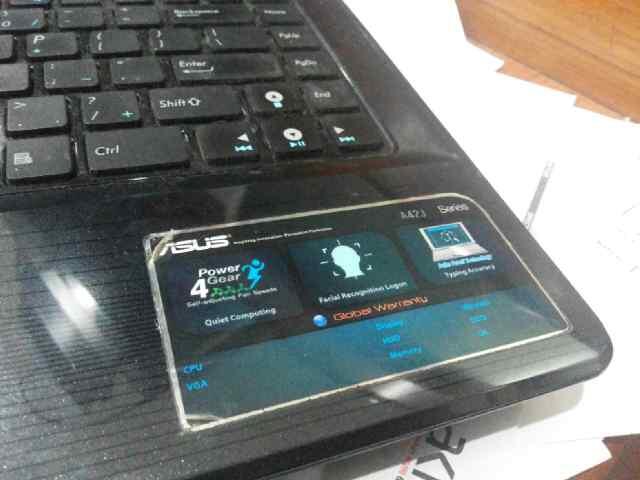Laptop ASUS A42J series I3 Maknyuuuzzzzzzz murmer