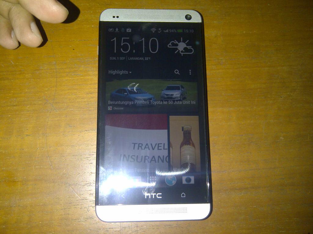 Jual santai HTC One 802w dual sim GSM GSM silver